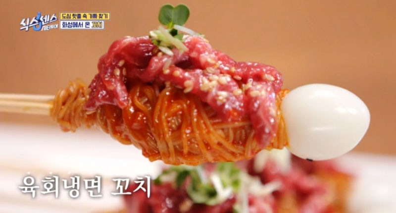 식스센스 시티투어에 등장한 화성에서 온 꼬치? 수원 왕가리 본점 냉면 꼬치