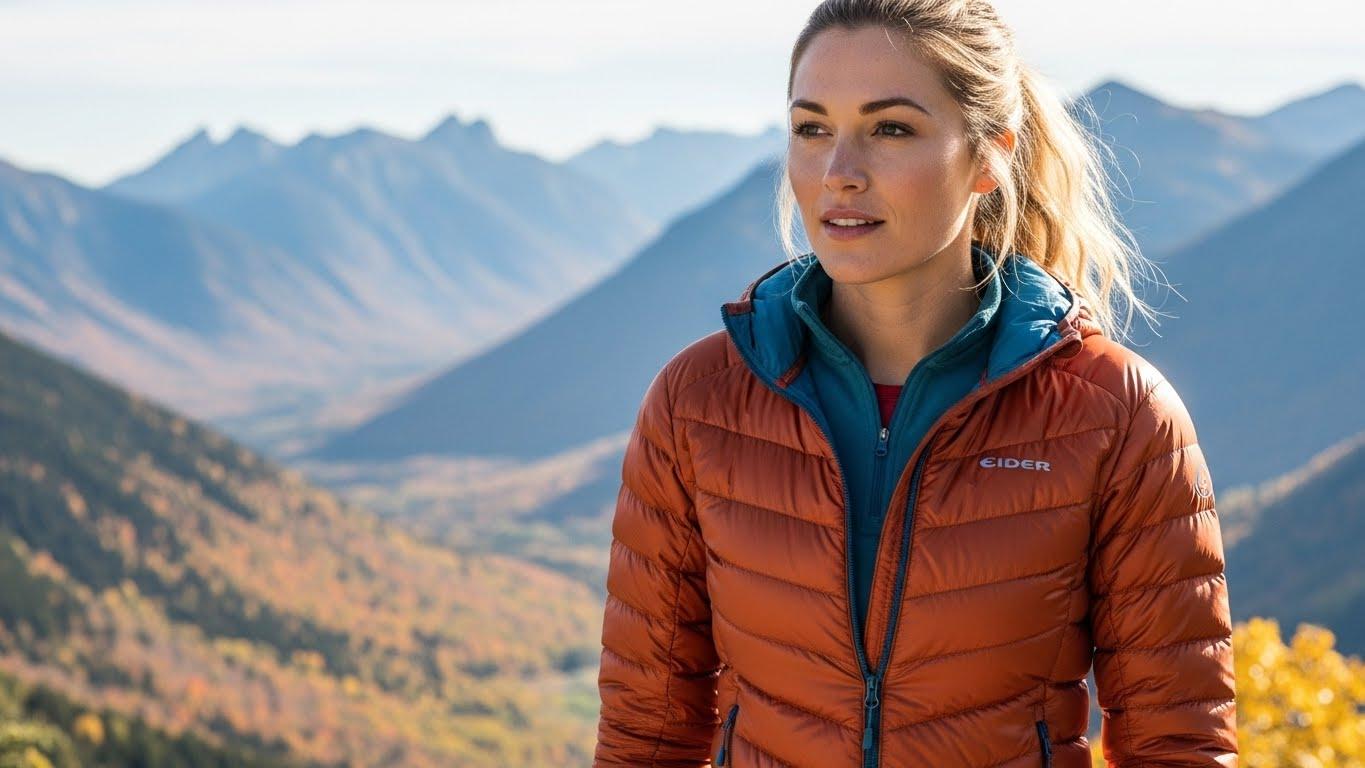 아이더 경량패딩 여성