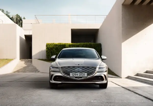 제네시스g80 정면 모습