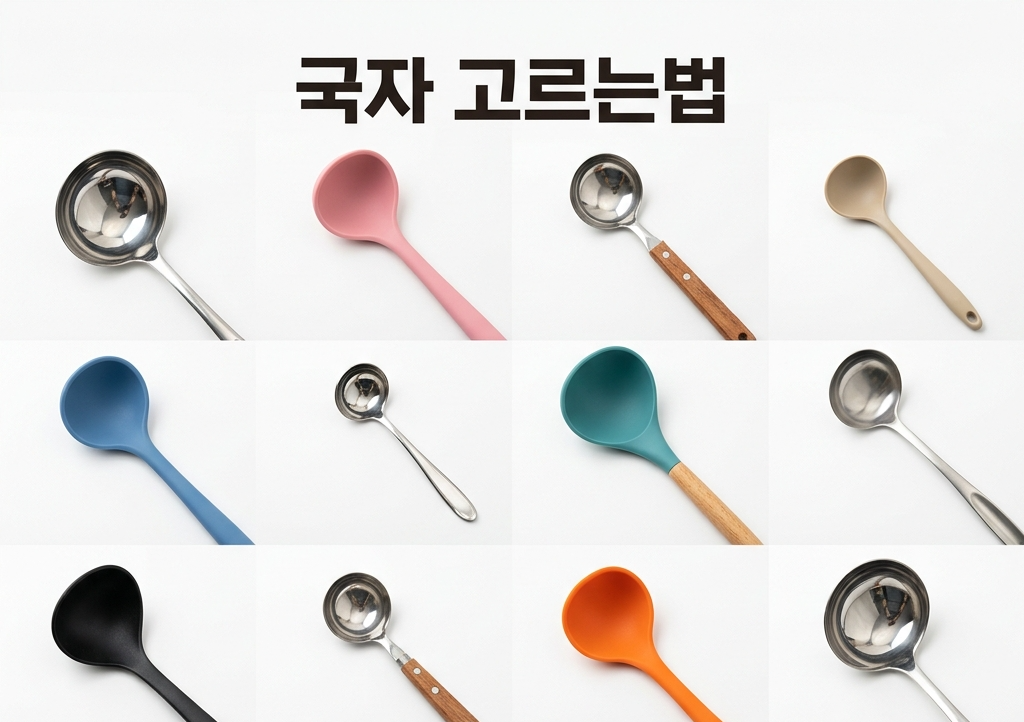 국자 고르는법 소재 비교