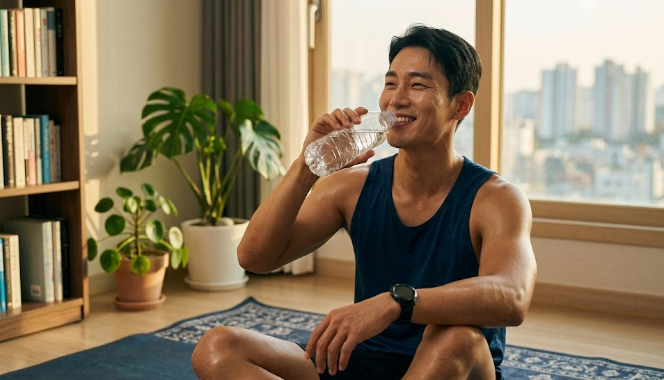 올바른 홈트레이닝 코어 운동을 마친 후 느끼는 상쾌함과 활력 충전