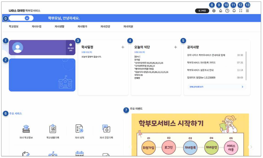 나이스 학부모 생기부