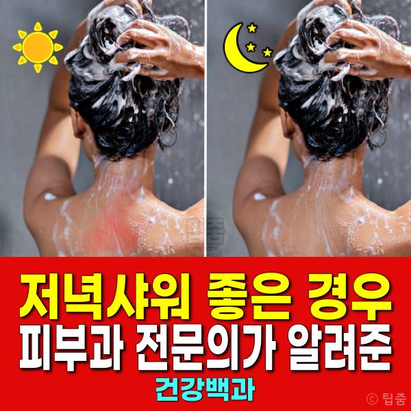 아침샤워 저녁샤워 효능 피부과전문의 매일샤워 일주일 샤워횟수