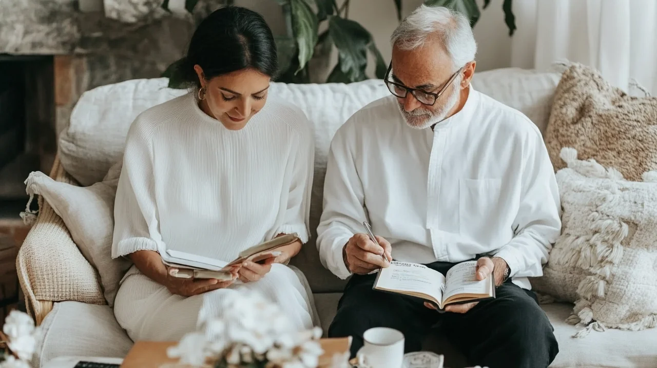 50대가 연금계좌 내 ETF, 채권, 머니마켓 자산 분배와 리밸런싱으로 투자 위험 분산, 장기 수익관리, 안정성 강화에 나서는 모습