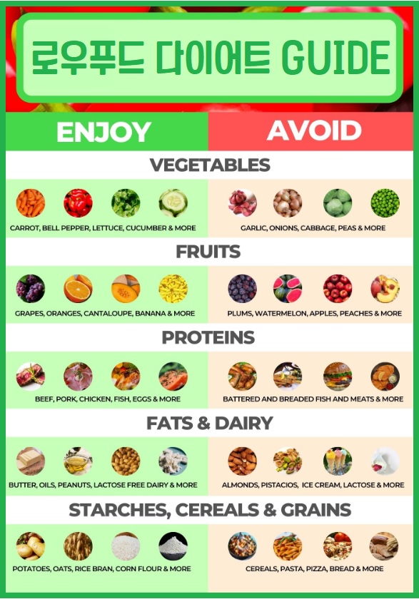 로우 푸드 다이어트 가이드