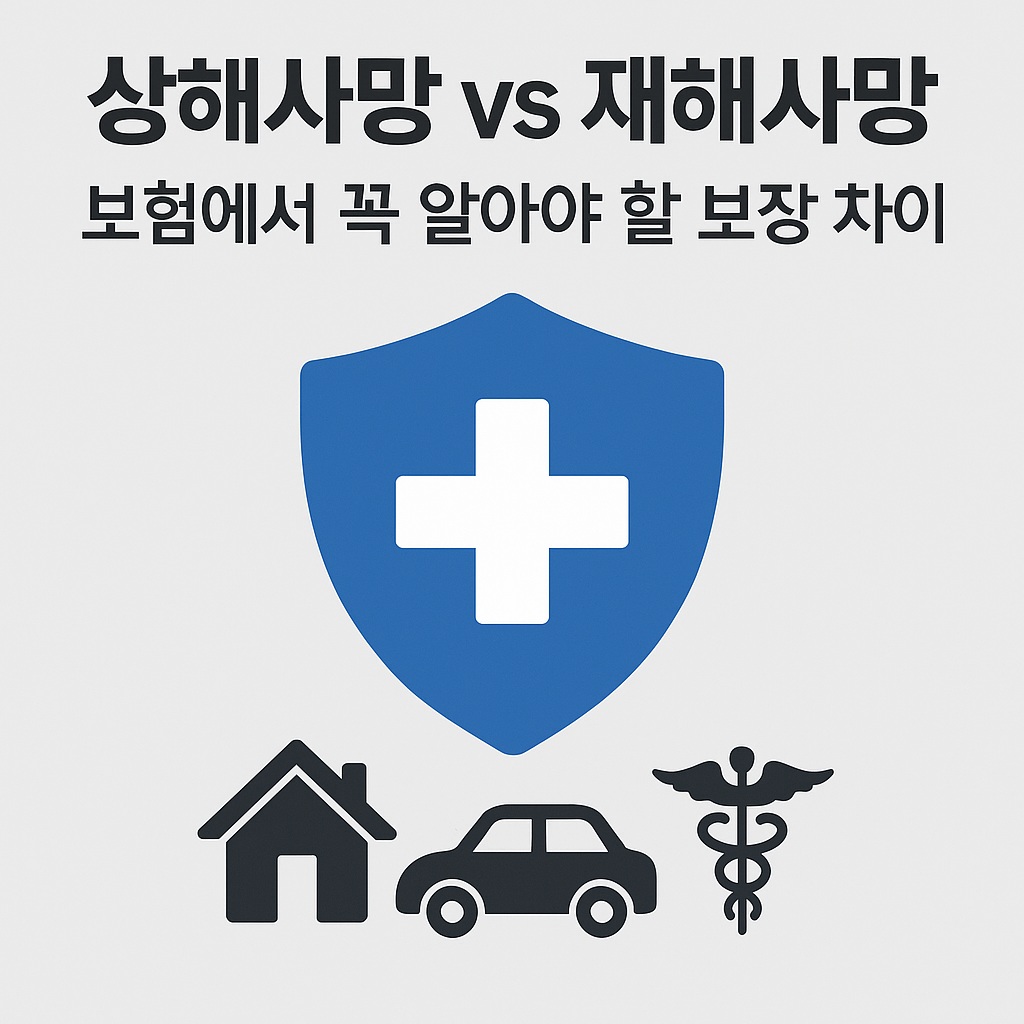 상해사망과 재해사망의 차이, 보험에서 어떻게 구분할까?