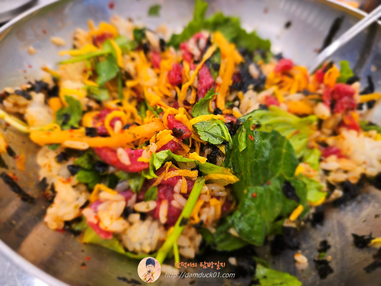 들기름한우육회비빔밥