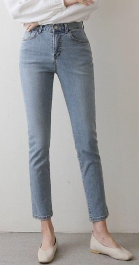 스트레이트 바지를 활용한 코디법