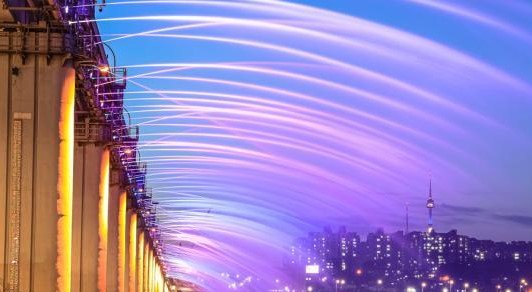 반포한강공원 달빛무지개분수