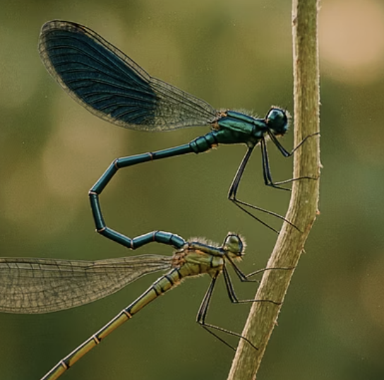 검은 날개의 귀족, 물잠자리와 일반 잠자리의 결정적 차이점 3가지