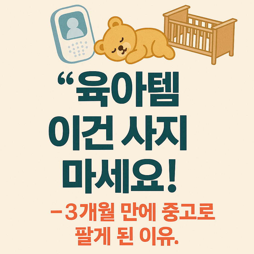 육아템 관련 사진.