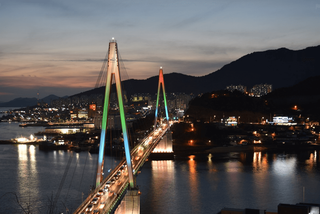 여수 밤바다 경치