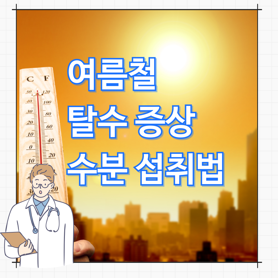 여름철 탈수 증상,수분 섭취법