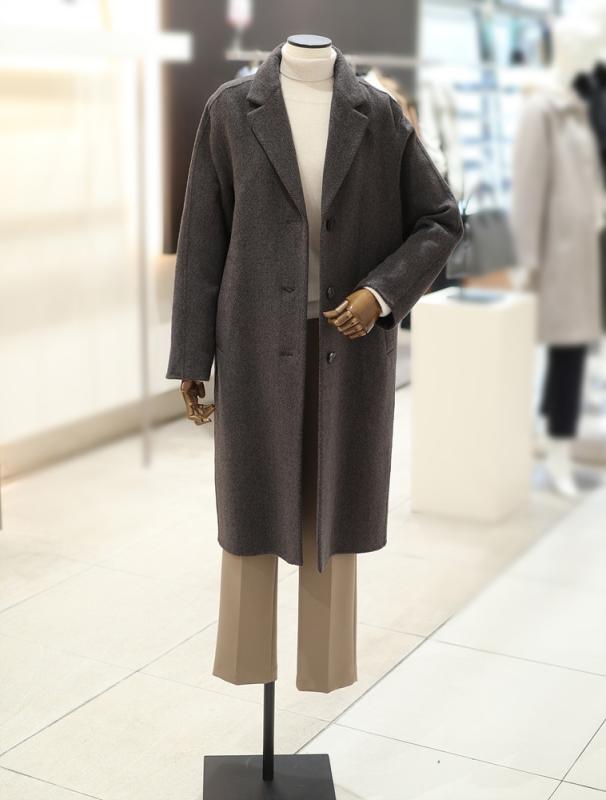 아이잗바바 캐시미어 헤링본 코트 BLCA0CT71