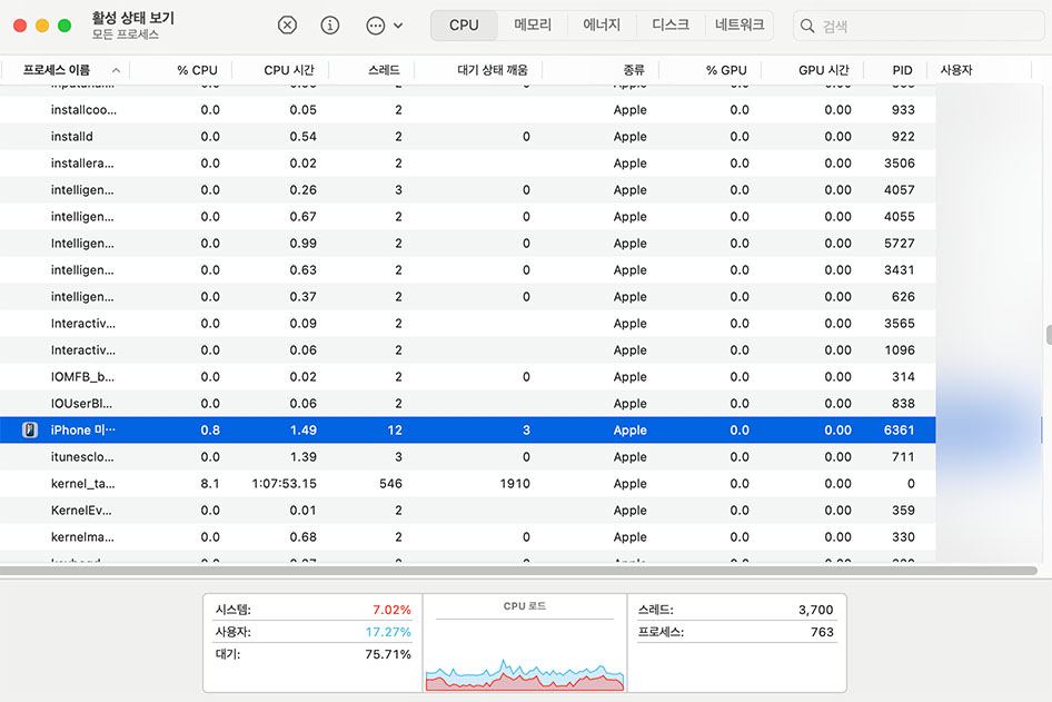 Mac 앱 강제 종료하는 방법