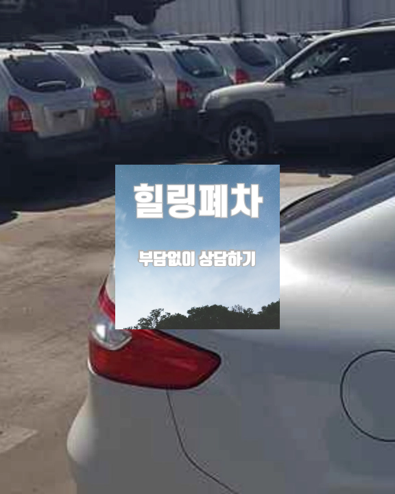장기 방치 차량 차량 훼손 여부 확인