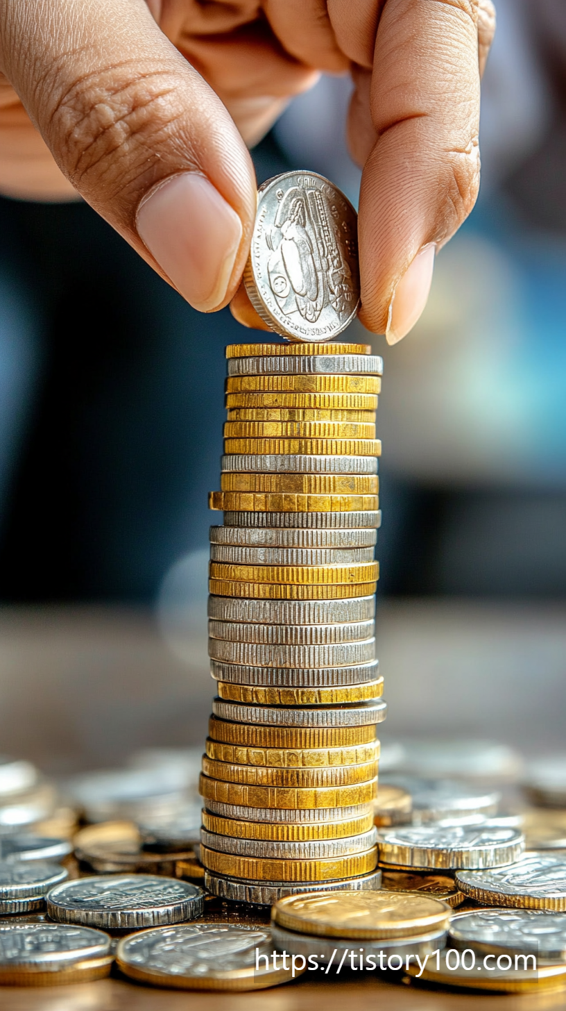 재정을 쌓아간다는 의미의 이미지3
