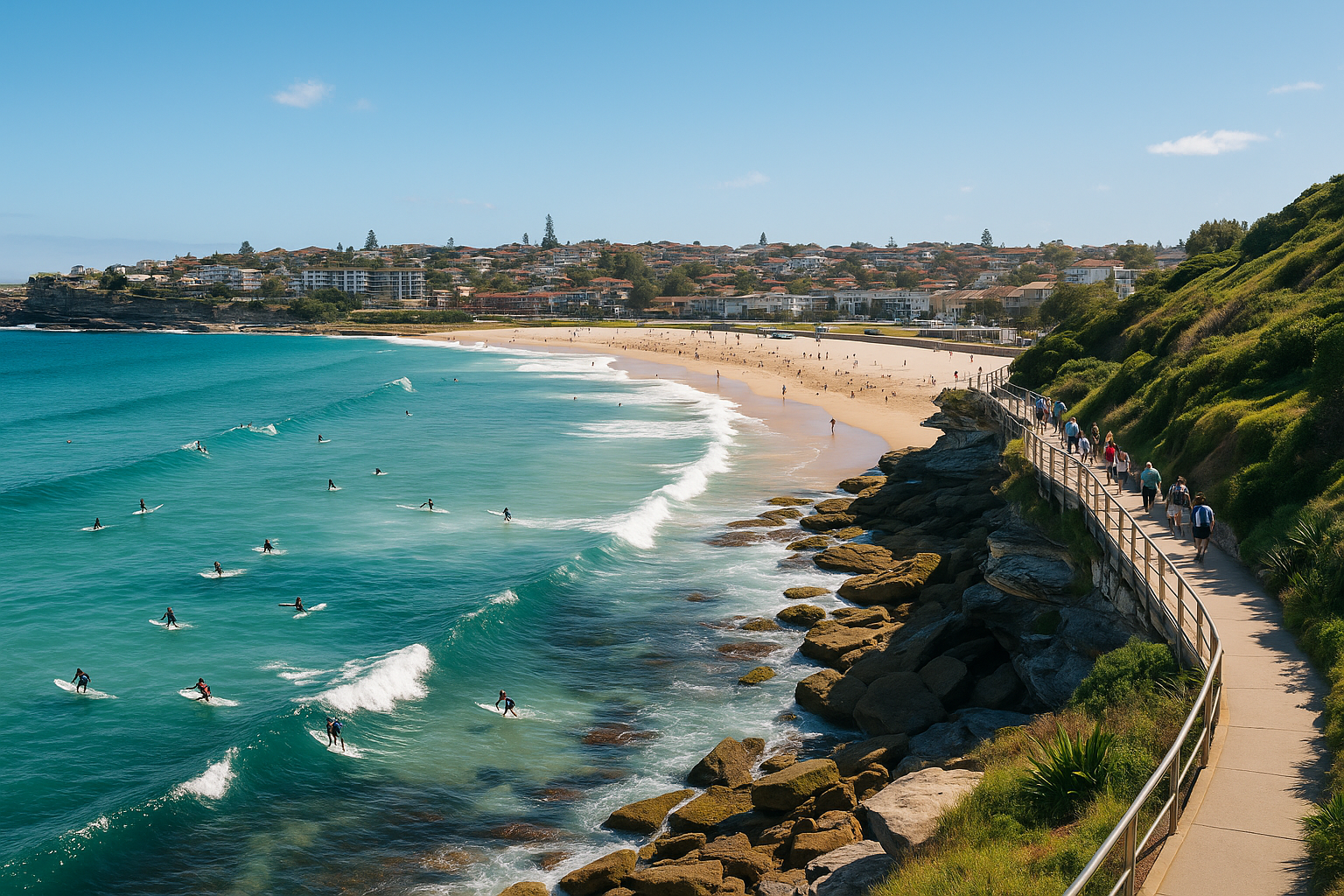 시드니 본다이 비치와 해안 산책로 관련사진