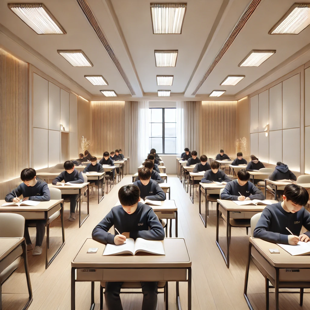 학생들이 공부에 몰입하는 환경 이미지