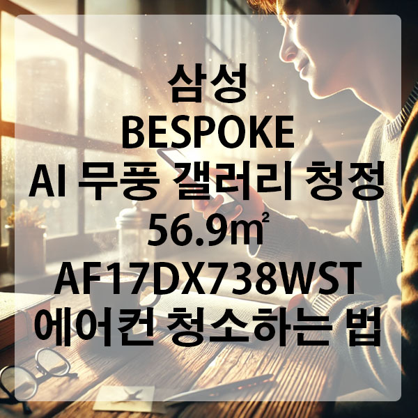 삼성 BESPOKE AI 무풍 갤러리 청정 56.9㎡ AF17DX738WST 에어컨 청소하는 법
