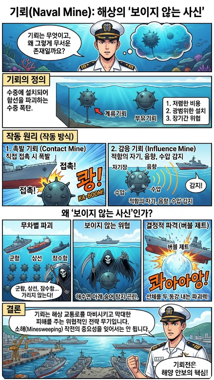 기뢰의 설명 웹툰