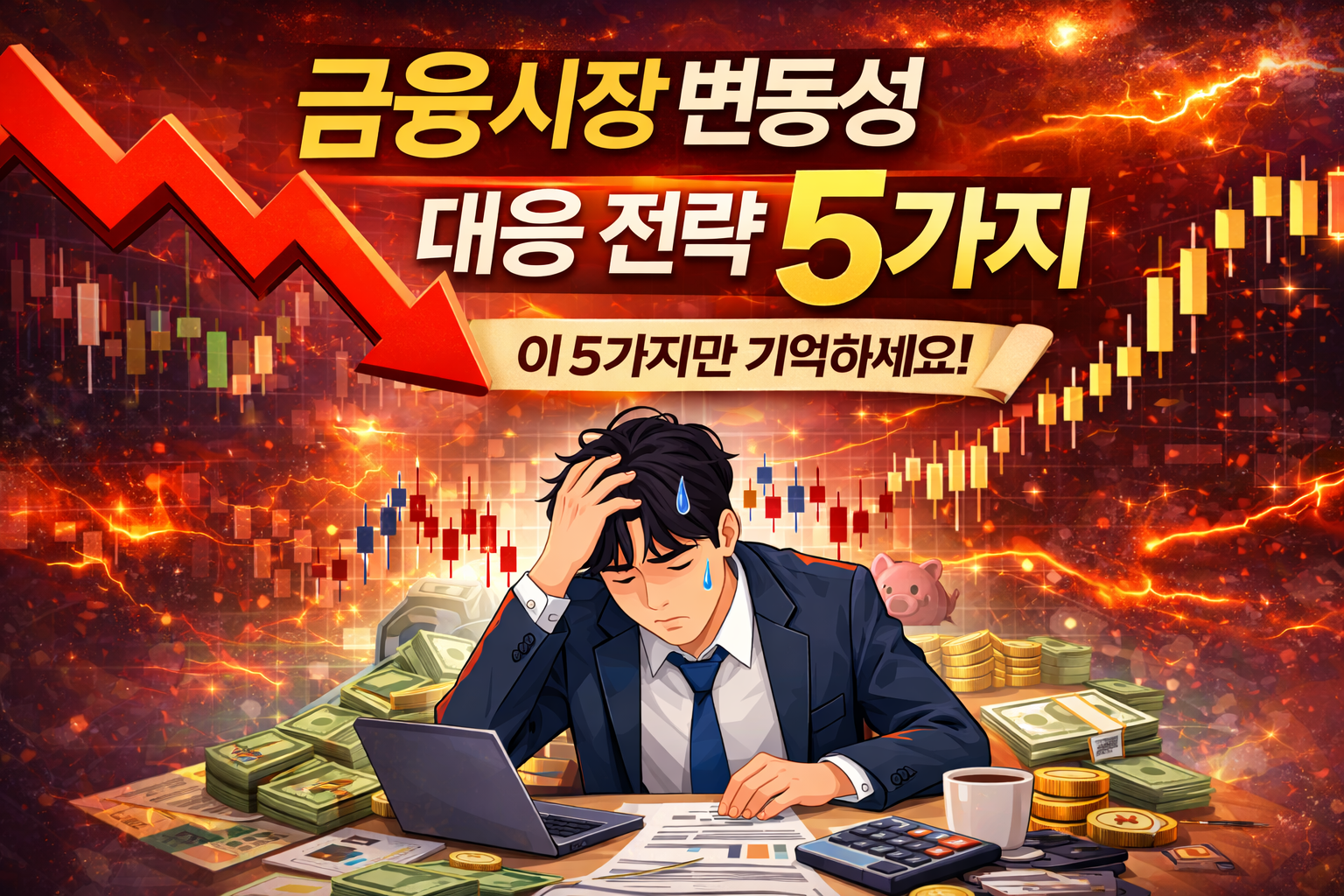 금융시장 변동성 대응 전략 5가지 (대폭락 대비 투자 방법)