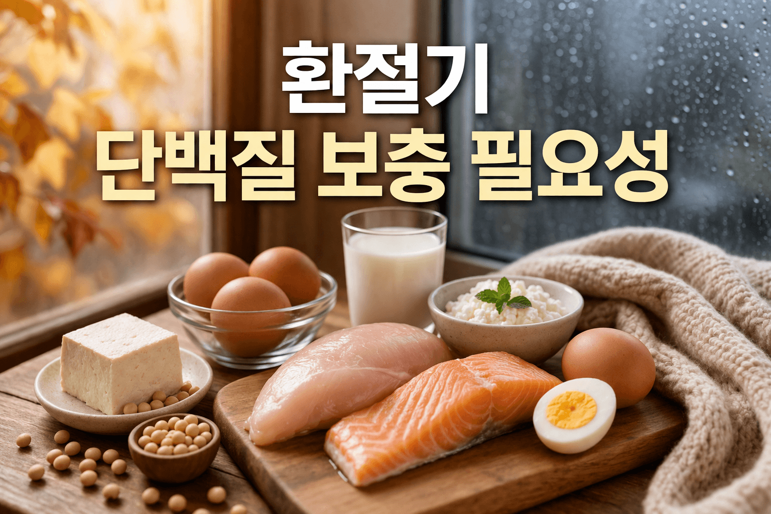 환절기 단백질 보충 필요성, 면역력과 피로 회복의 핵심 이유