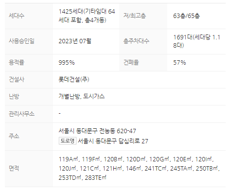 단지정보