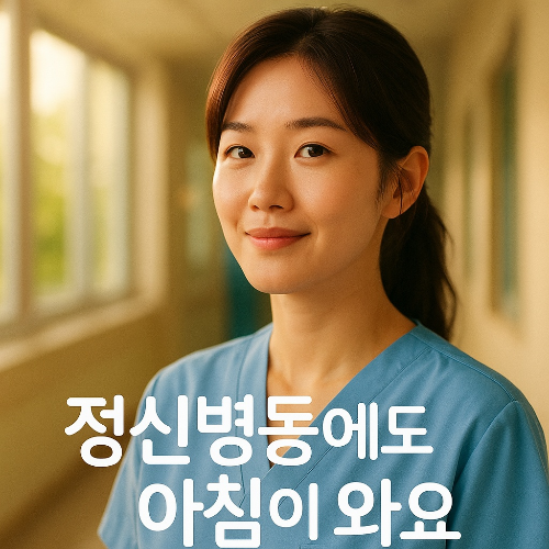 환자의 마음을 치유해 주듯 미소를 띄고 있는 여성의 모습