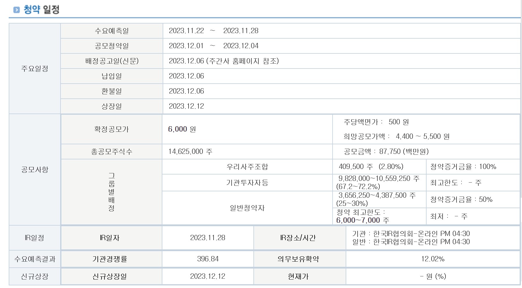 LS머트리얼즈 청약정보