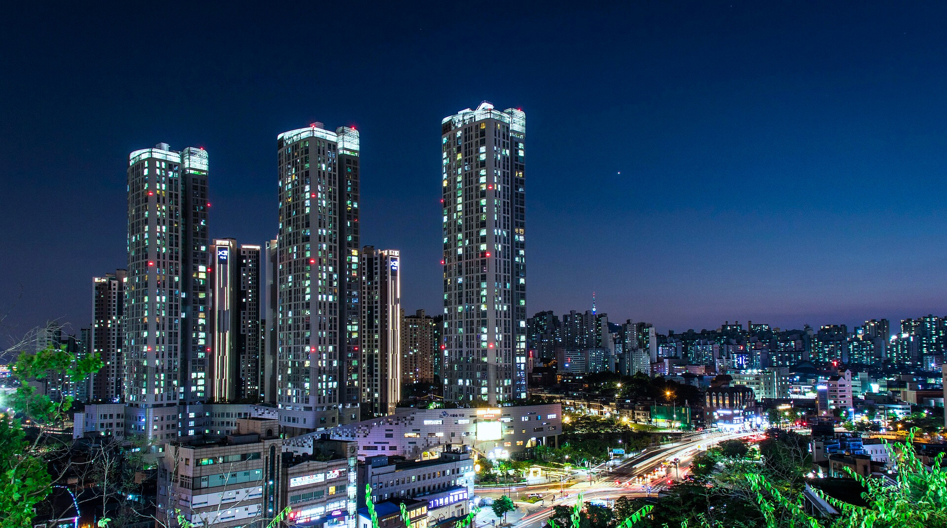 상업지역 빌딩 관련 사진