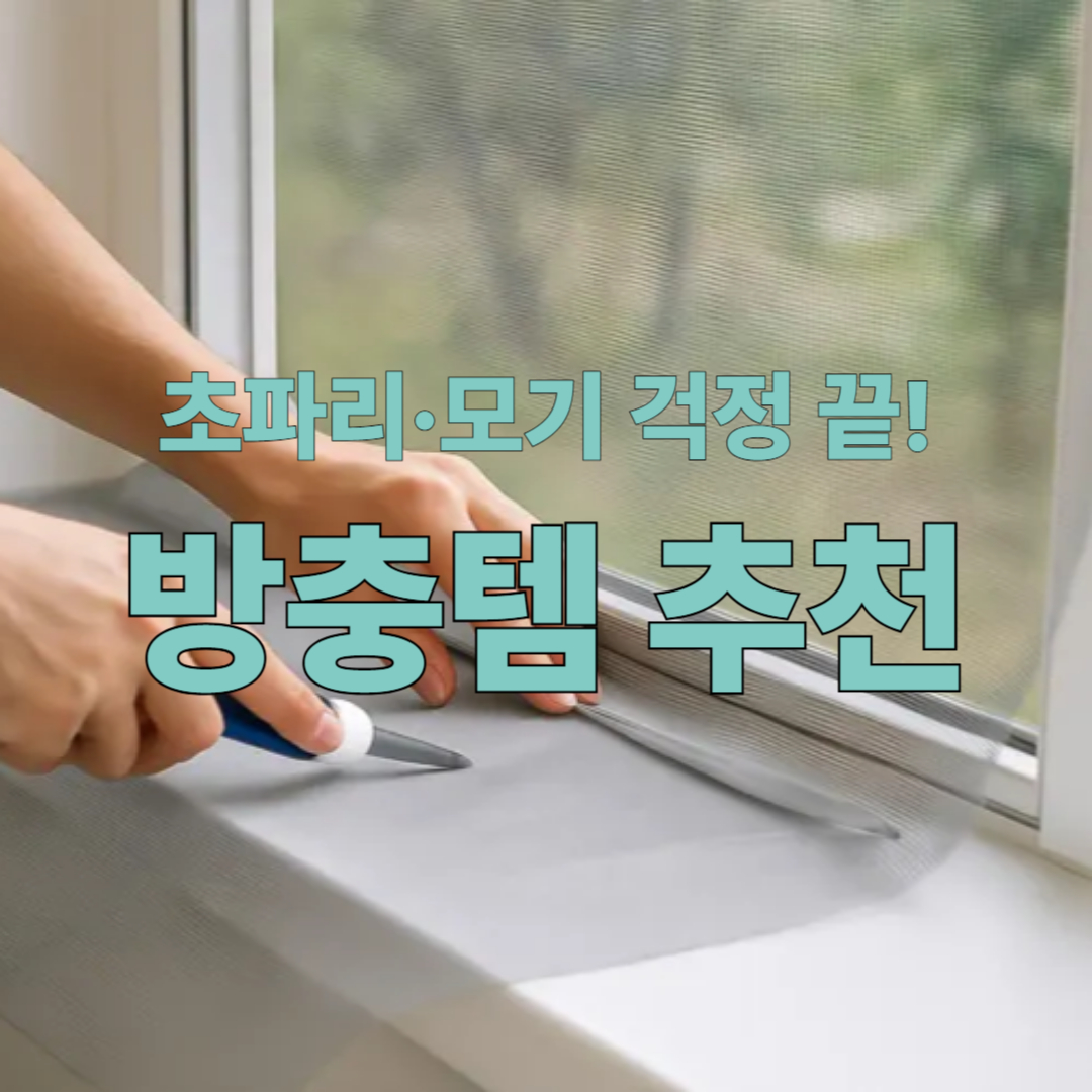 벌레 걱정 없는 여름! 방충템 추천 루틴