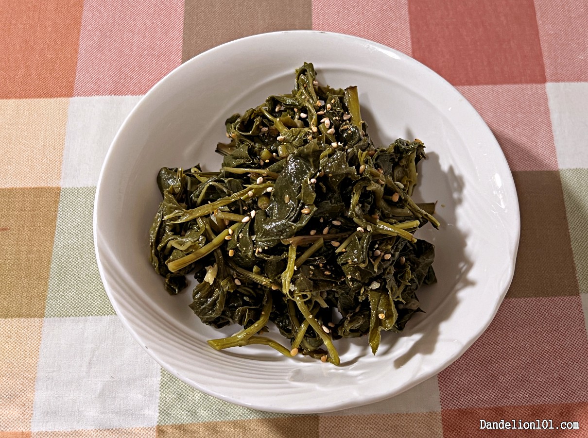 취나물 무침 사진