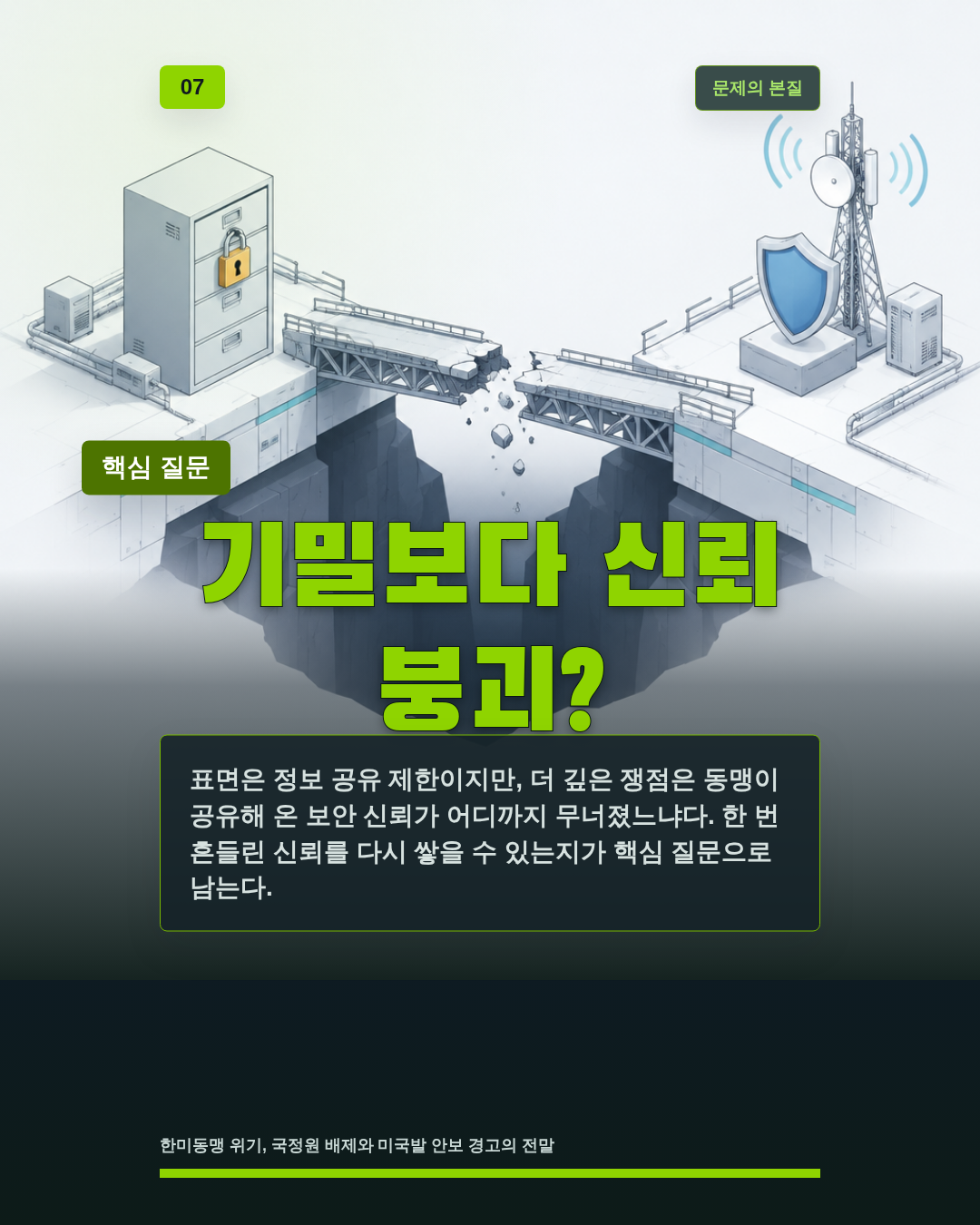 기밀보다 신뢰 붕괴?
