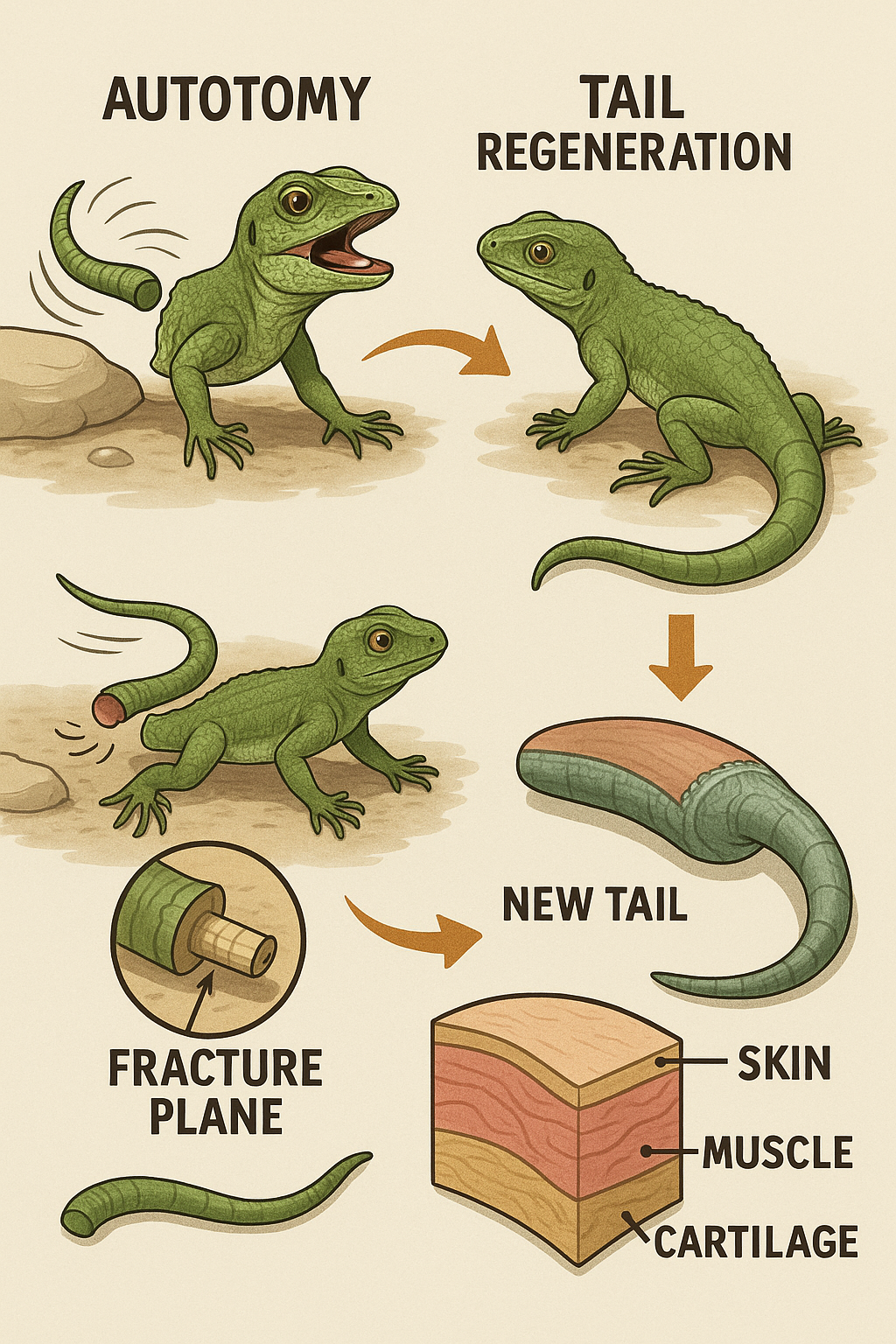 꼬리 자르고 도망가는 도마뱀 &ndash; 자가 절단의 생존 과학