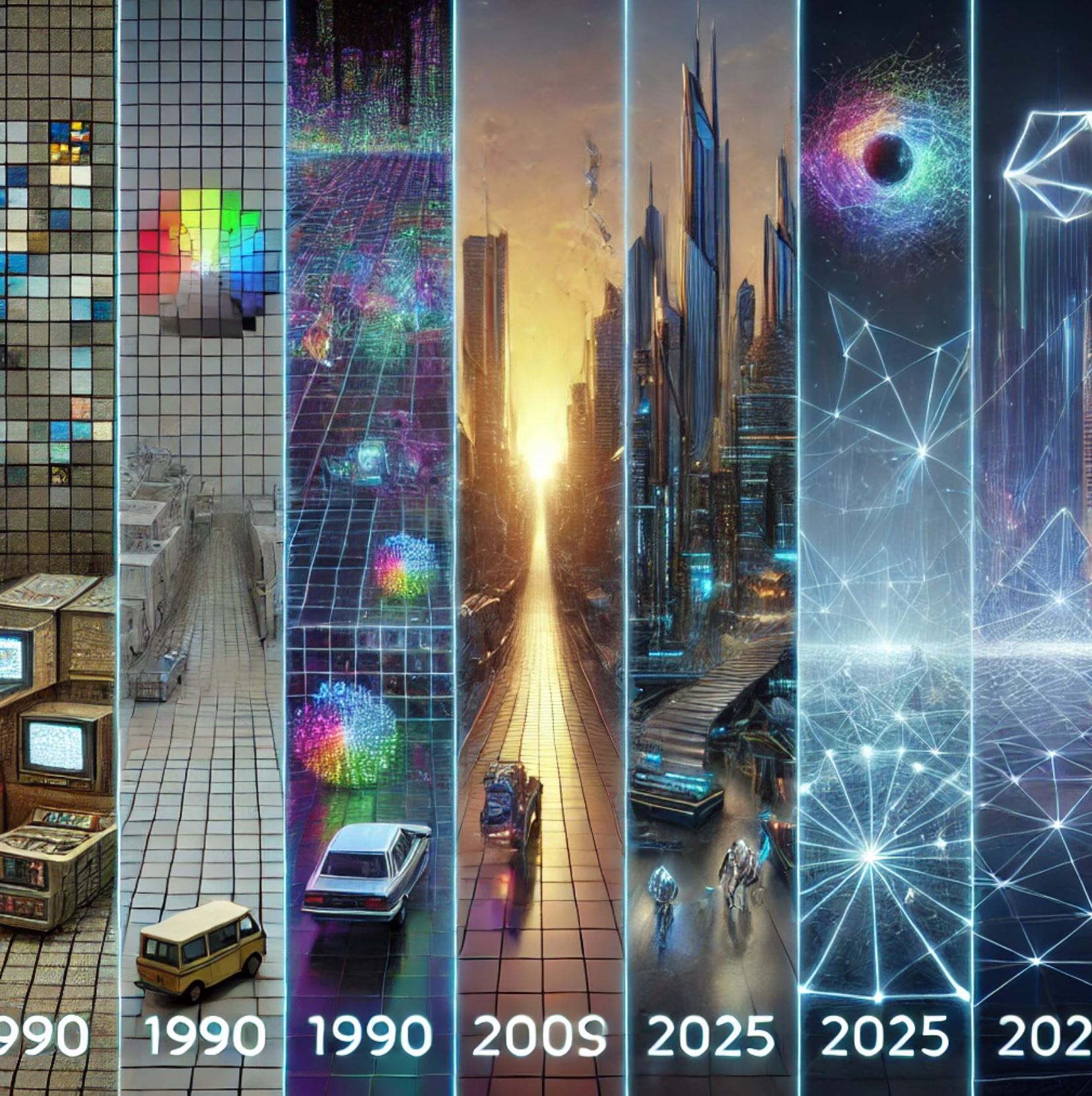 CG 기술을 비교 분석할 수 있는 도식도