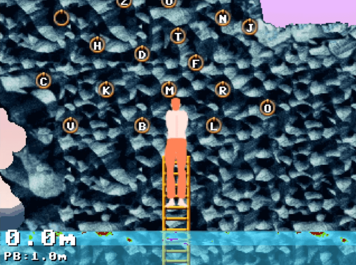 미친암벽등반-플래시게임-시작-화면