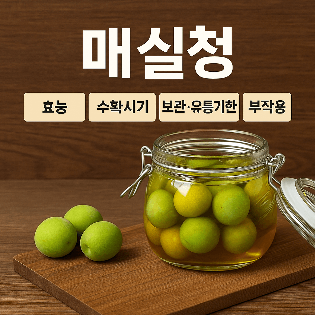 매실청-효능-매실-사진