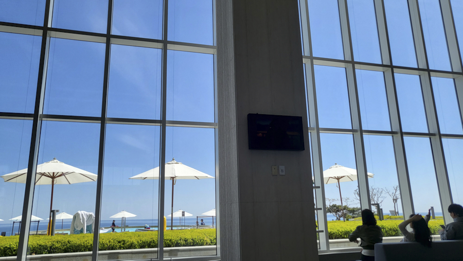 속초 롯데리조트 1층 슬로우라운지