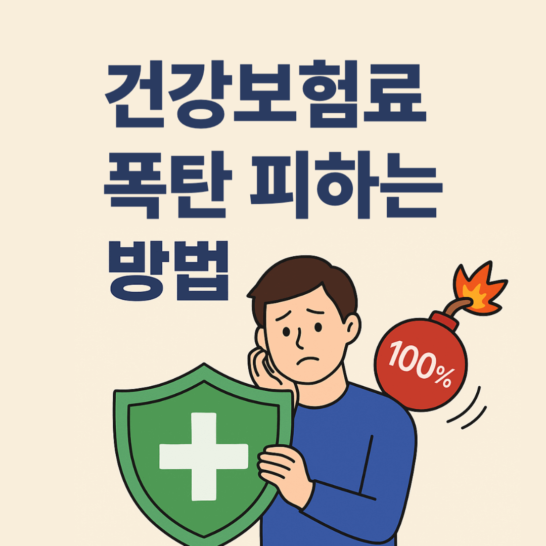 연금 수령 + 임대소득 시 건강보험료 폭탄 피하는 방법 총정리 (2025)