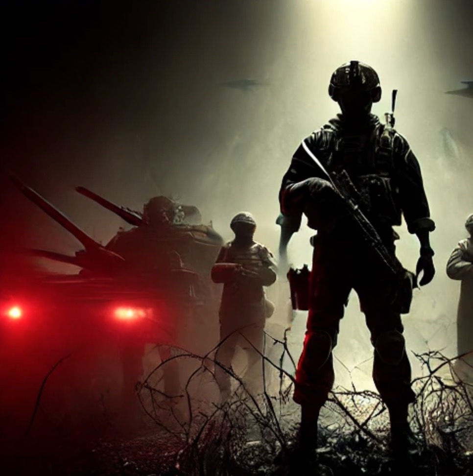 무서운 모습에 완전무장 비상계엄 계엄군