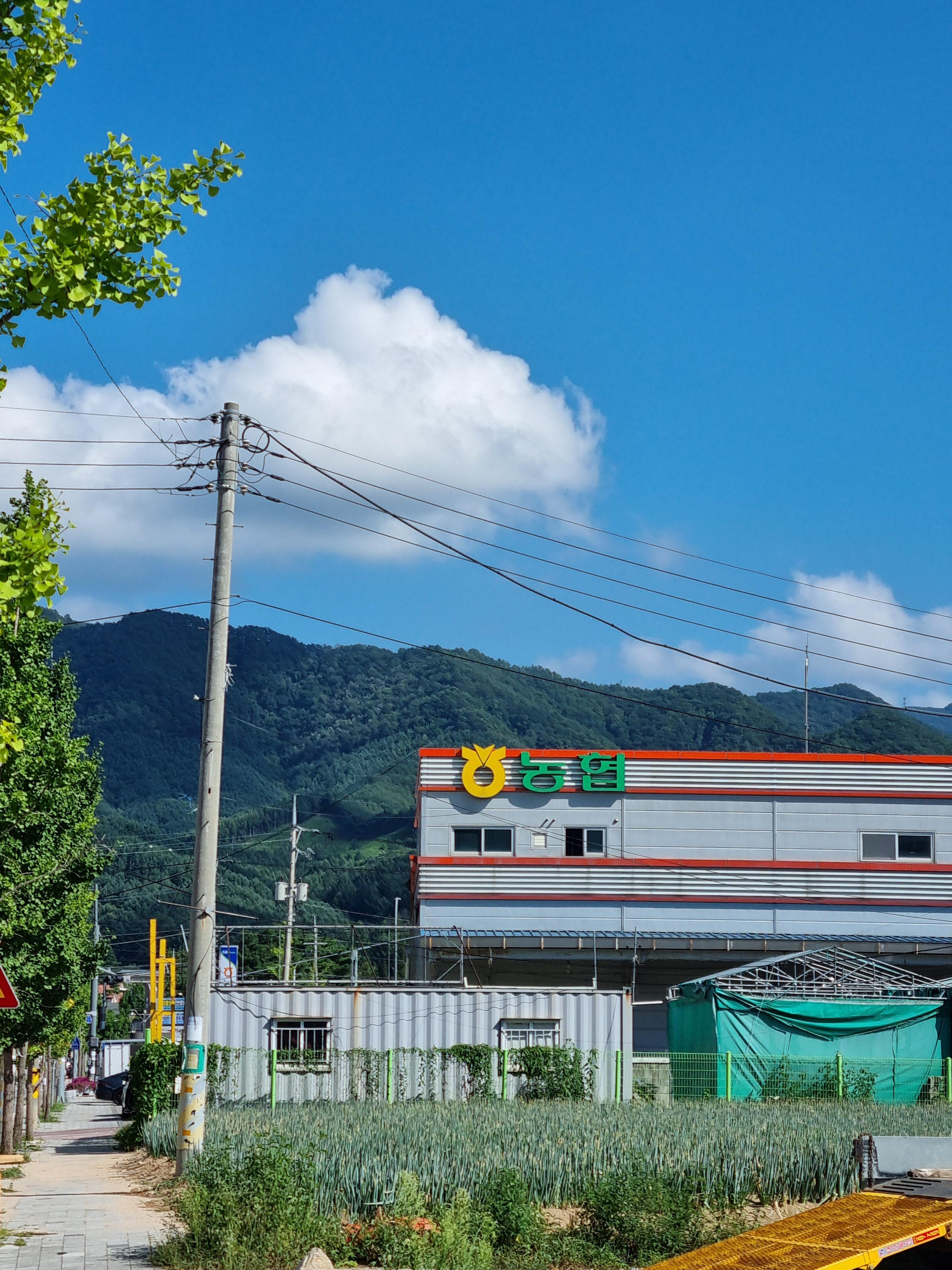 평창 진부면 하나로마트 외관