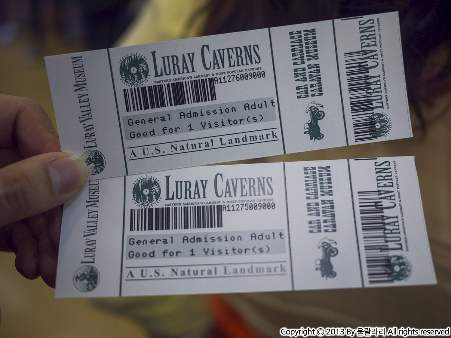 미국 여행 버지니아 루레이 동굴 Luray Caverns