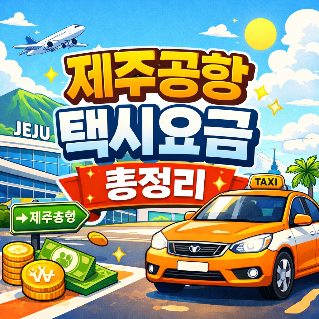 제주공항 택시요금 총정리