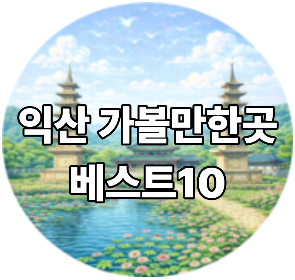 익산 가볼만한곳 베스트10