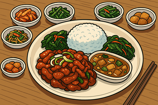 놀라운토요일 여주한글시장 카드가능 제육백반