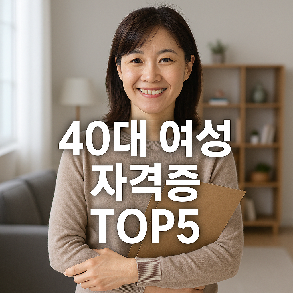 40대여성 자격증