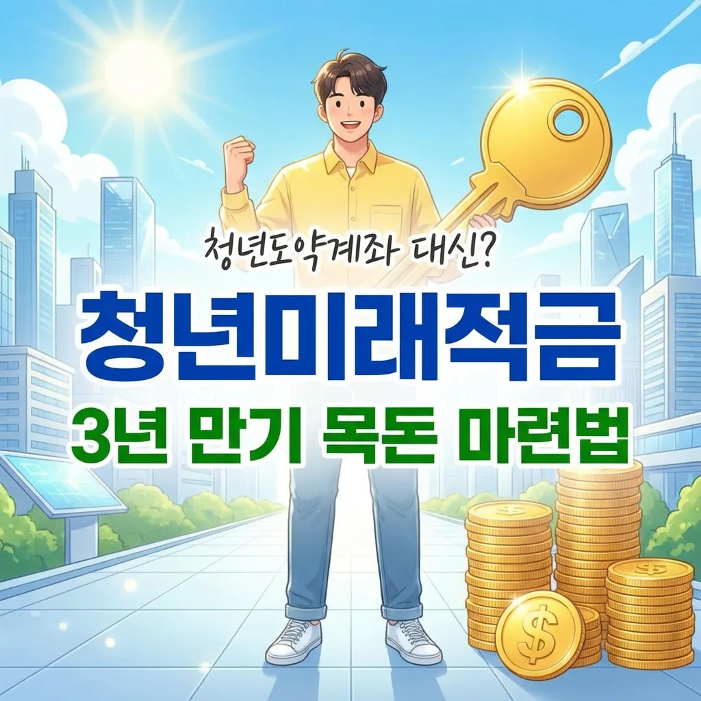 청년도약계좌 대신 청년미래적금? 3년 만기 목돈 마련법
