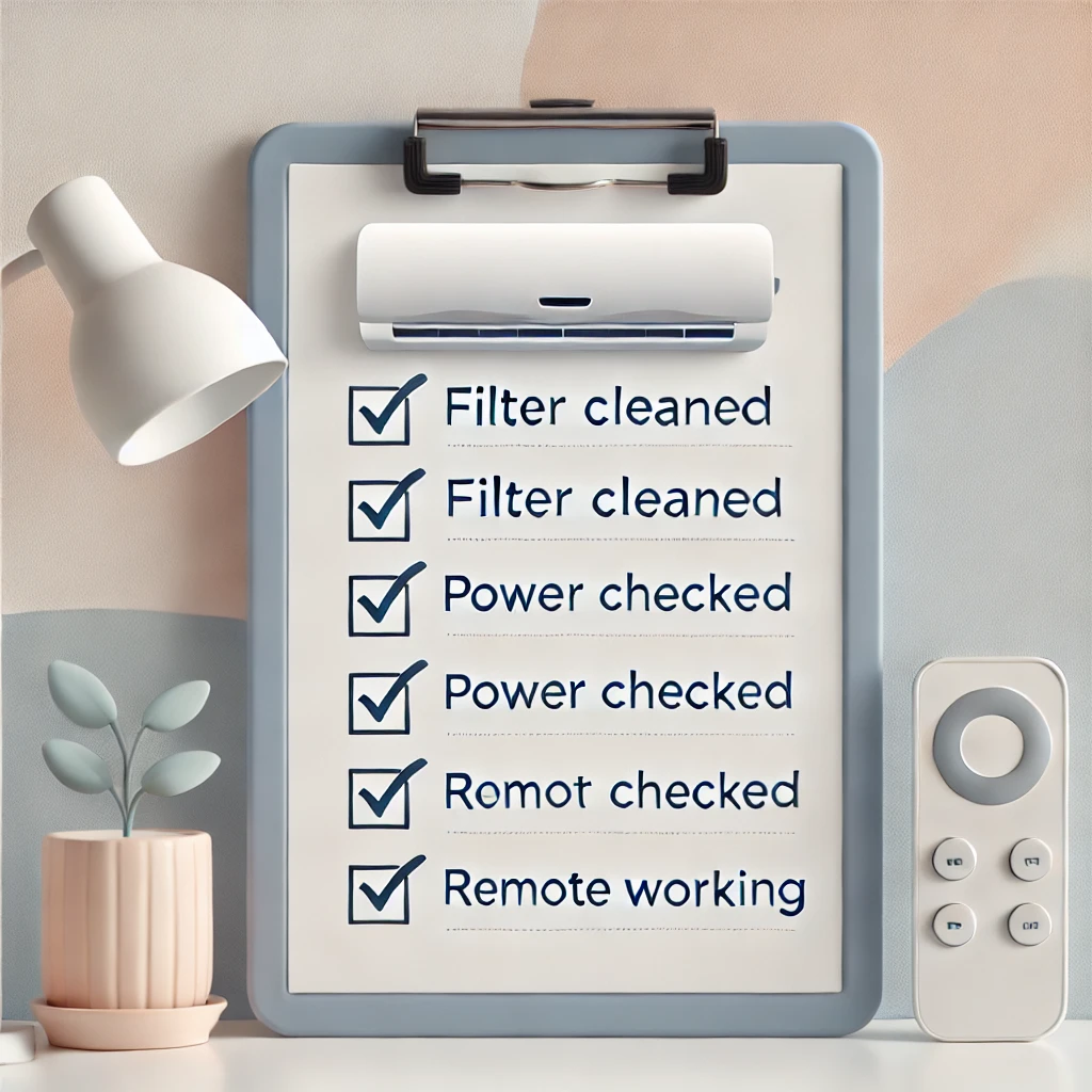 에어컨 점검 체크리스트