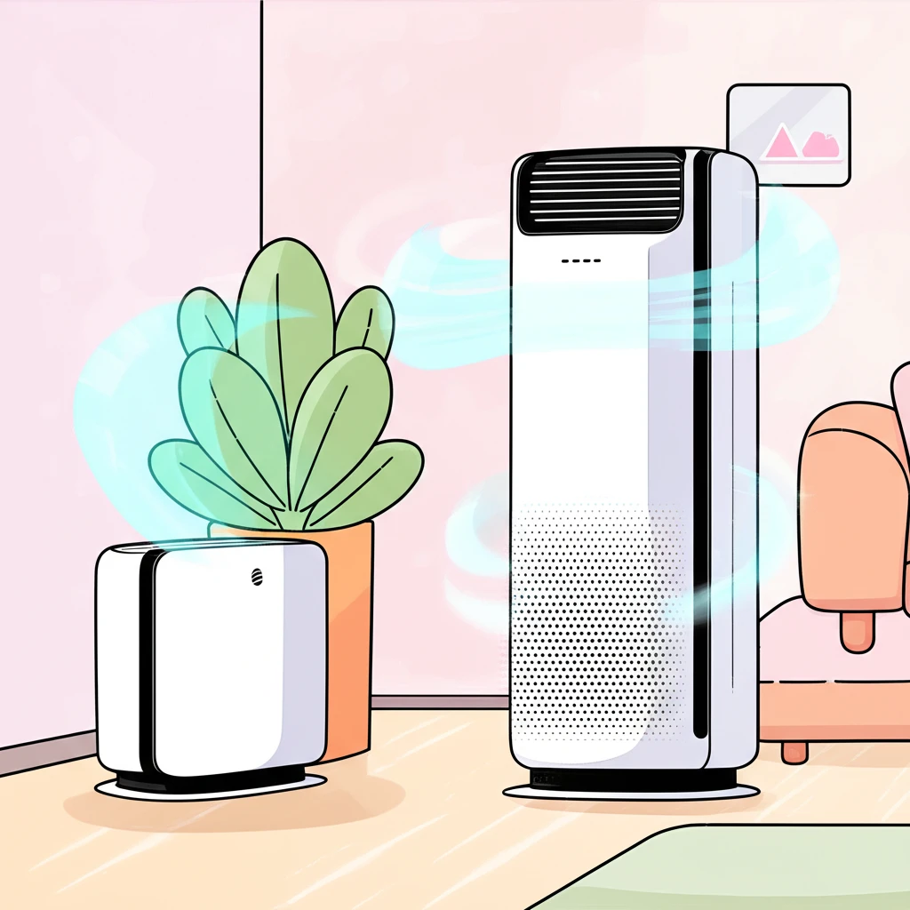 15평 오피스텔 공기청정기 선택 기준..